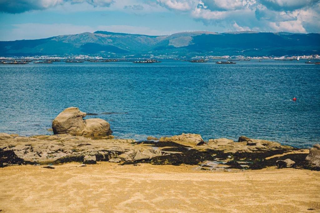 Casa Playa Las Sinas Vilanova de Arousa Exterior foto